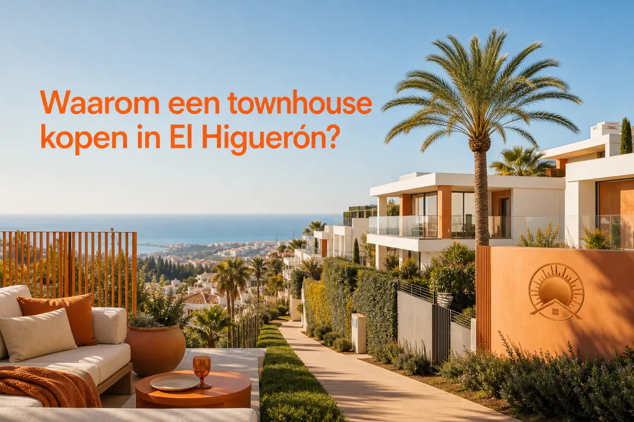 Townhouses in El Higuerón met uitzicht over de Costa del Sol